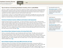 Tablet Screenshot of hardware-inventory.com